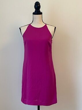 Banana Republic Sleeveless Magenta Shift Dress